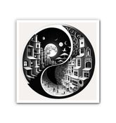 Verve and Quietude art on canvas for modern decor.
